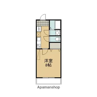 MESA VERDE京都西賀茂Ⅱ【201号室】の間取り