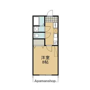 MESA VERDE京都西賀茂Ⅱ【203号室】の間取り