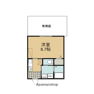 MESA VERDE京都西賀茂Ⅱ【104号室】の間取り