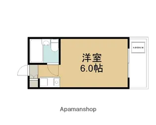 京都府京都市北区紫竹栗栖町【アパート】の間取り
