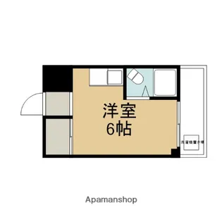 カーサ船岡山【205号室】の間取り