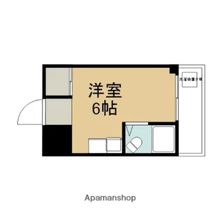 カーサ船岡山【203号室】の間取り