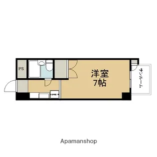 KITANOクレセント【207号室】の間取り