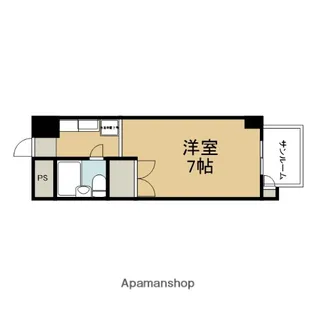 KITANOクレセント【302号室】の間取り
