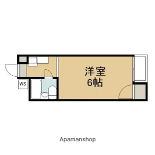プチシャトー紫野【306号室】の間取り