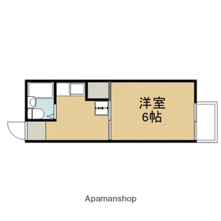 メゾン大戸【101号室】の間取り