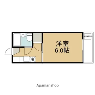 コーポ古波蔵【207号室】の間取り