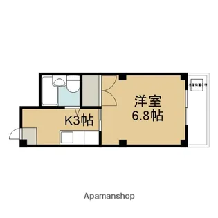 メゾン谷【1号室号室】の間取り