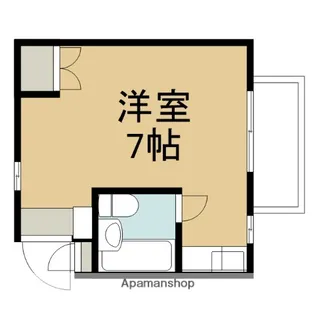 ジョイハウス【3-C号室】の間取り