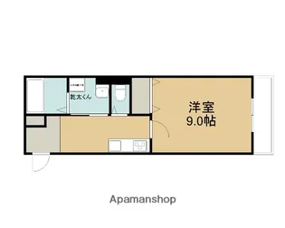 ユアメゾン西賀茂【103号室】の間取り
