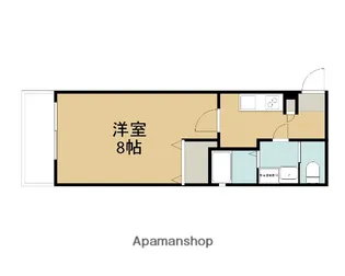アンシェンヌ紫竹【303号室】の間取り