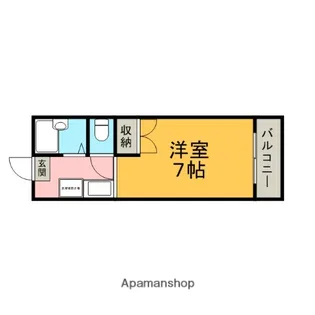ヴィレッジ岩倉【2階】の間取り