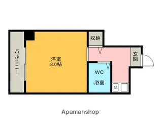 ラビスタ【206号室】の間取り