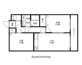 ピ・ソ・プリメーロ【102号室】の間取り