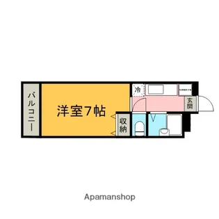 ヴァンデ・エピ【102号室】の間取り