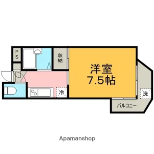 グリーンヒル北大路【1階】の間取り