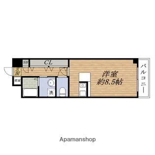 ビスタ江坂東【5階】の間取り