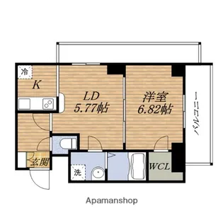 ノルデンタワー新大阪アネックス【2階】の間取り