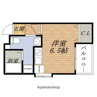 1Kの間取り画像