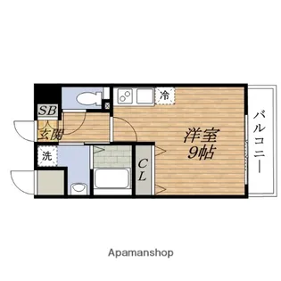 ルーヴェンブルン豊津【2階】の間取り