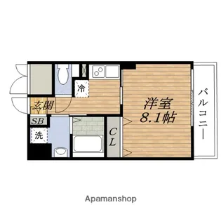 ルーヴェンブルン豊津【2階】の間取り