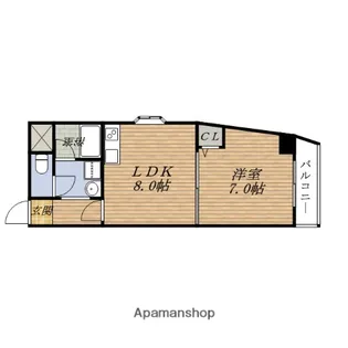 大阪府豊中市東寺内町【マンション】の間取り