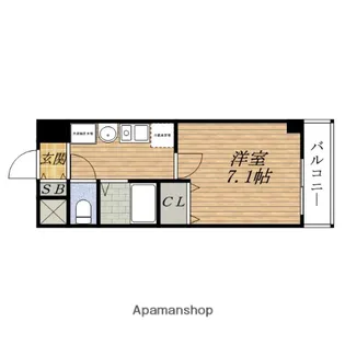 コンセール裕恵【2階】の間取り