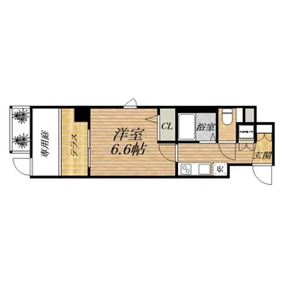 プレサンス本町リアルシティ【1階】の間取り