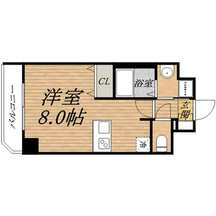 プレサンス中之島公園アティレ【2階】の間取り