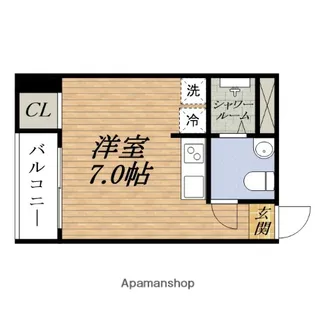 三功ビル【5階】の間取り
