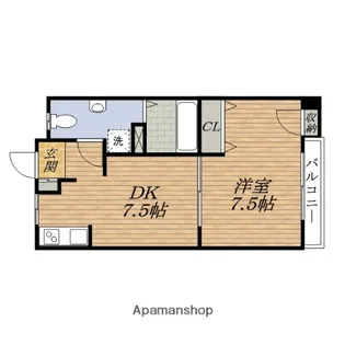 三功ビル【4階】の間取り