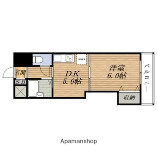 ロイヤルハイツ菅原【5階】の間取り