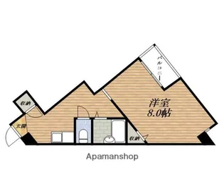 メゾンクレスト【3階】の間取り