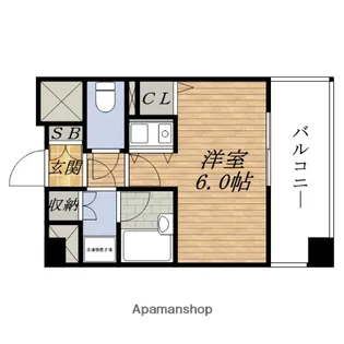 ダイアパレス新大阪宮原【13階】の間取り