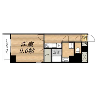 プルミエール南本町【0304号室】の間取り