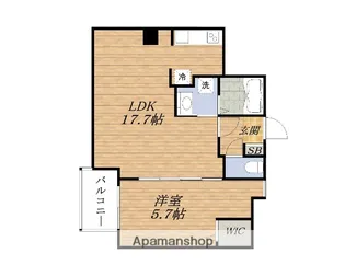 アンフィニX【5階】の間取り