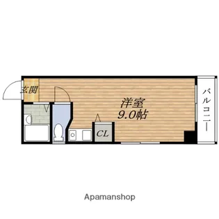 北沢江の木ビル【3階】の間取り