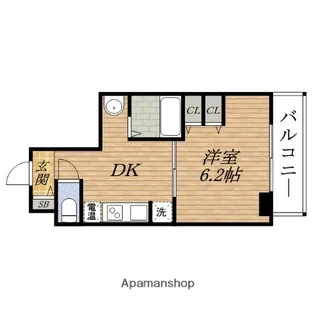 第15関根マンション【4階】の間取り