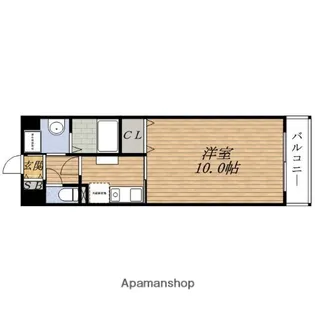 カーサスペリオーレ2【4階】の間取り