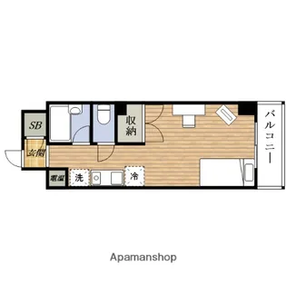 ミールズ江坂【6階】の間取り
