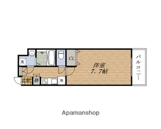 1Kの間取り画像