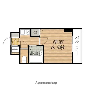 ストリーム江坂【6階】の間取り