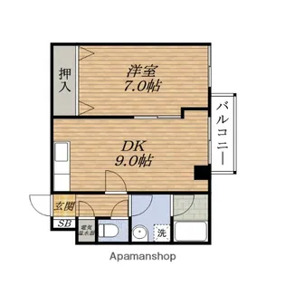 光栄ハイツ江坂【2階】の間取り