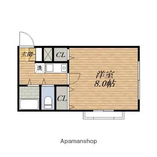 光栄ハイツ江坂【4階】の間取り