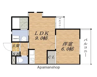ASKコート【4階】の間取り