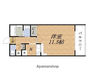 サイドヒルⅡ【6階】の間取り