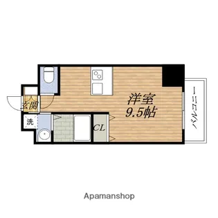 プレサンス新大阪クレスタ【6階】の間取り