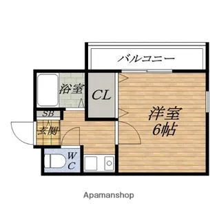 グリーンヒル江坂【3階】の間取り
