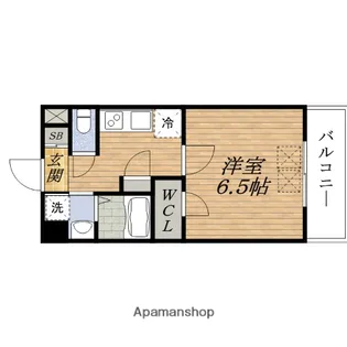 スプランディッド新大阪DUE【3階】の間取り