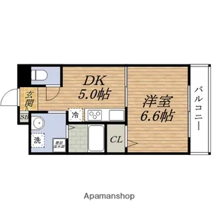 第12関根マンション【207号室】の間取り